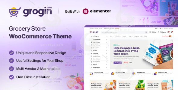 Grogin - Grocery Store WooCommerce WordPress Theme