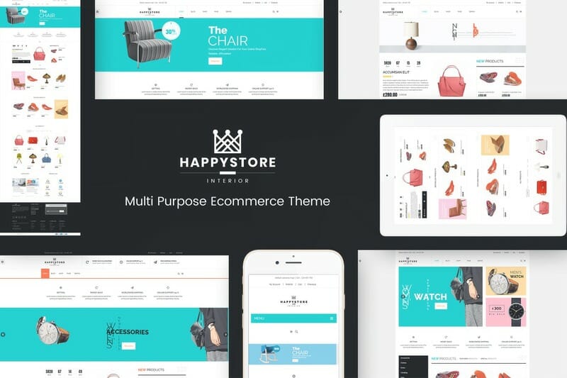 HappyStore - Responsive WordPress WooCommerce Theme