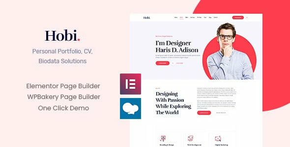 Hobi - Personal Portfolio WordPress Theme