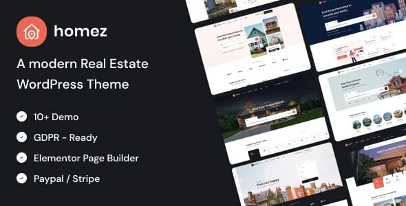 Homez – Real Estate WordPress Theme