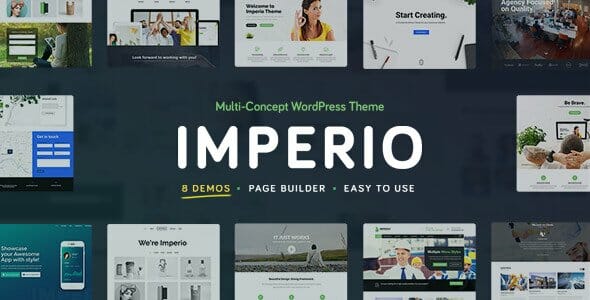 Imperio - Business, E-Commerce, Portfolio & Photography WordPress Theme