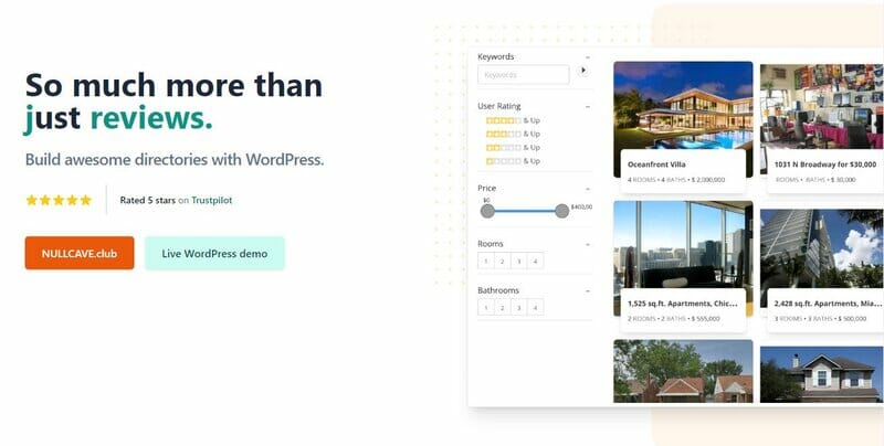 JReviews - WordPress directory and reviews plugin