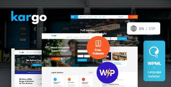 Kargo Logistics & Transportation WordPress Theme