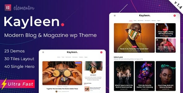 Kayleen - Blog & Magazine WordPress Theme