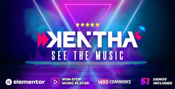 Kentha - Non-Stop Music WordPress Theme with Ajax