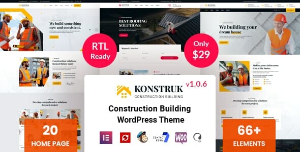 Konstruk - Construction WordPress Theme