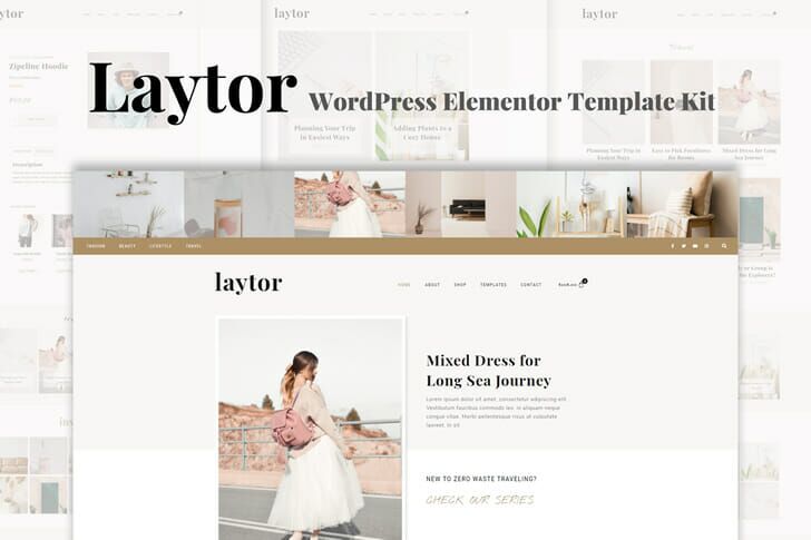 LAYTOR - BLOGGING & MAGAZINE WORDPRESS ELEMENTOR TEMPLATE KIT