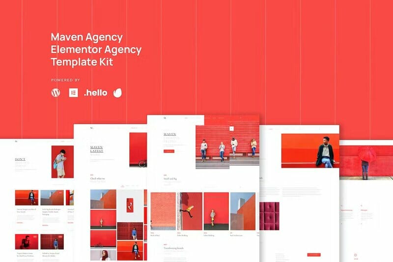 Maven - Business Agency Elementor Template Kit