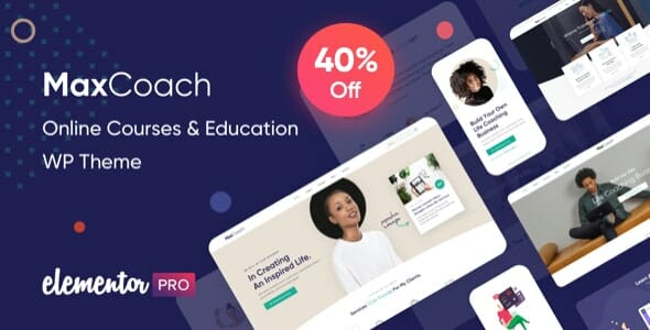 MaxCoach - Online Courses, Personal Coaching & Education WP Theme