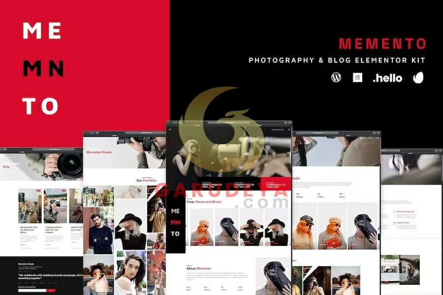 Memento - Photography & Blog Elementor Template Kit