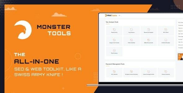 MonsterTools - The All-in-One SEO & Web Toolkit, like a Swiss Army Knife