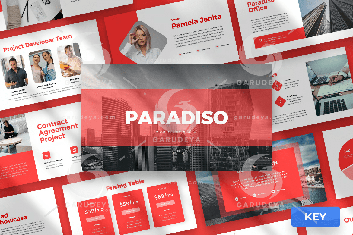 Paradiso - Keynote Presentation Template