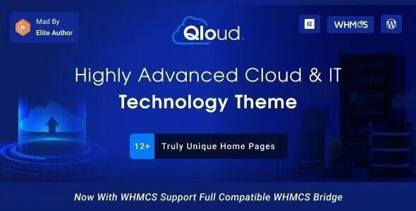 Qloud - WHMCS, Cloud Computing, Apps & Server WordPress Theme