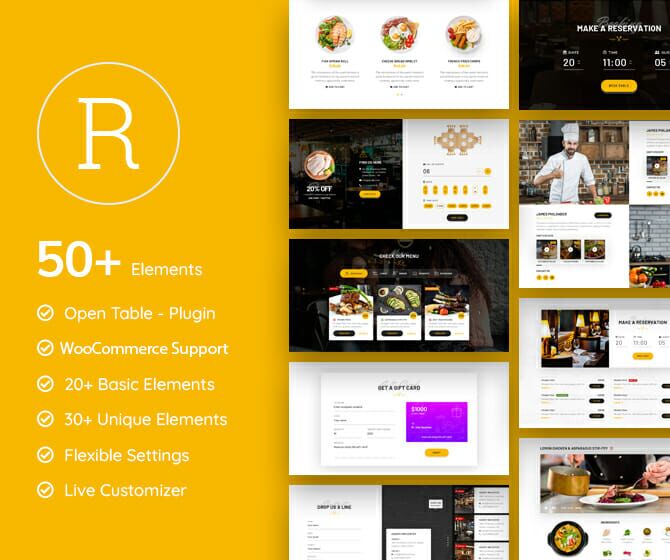 Restaurant & Cafe Addon for Elementor