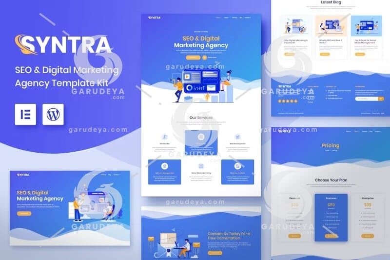 SYNTRA – SEO & Digital Marketing Agency Template Kit