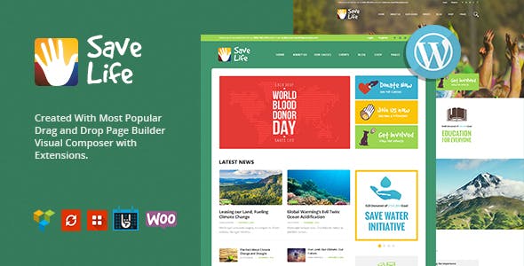 Save Life - Non-Profit, Charity & Donations WordPress Theme