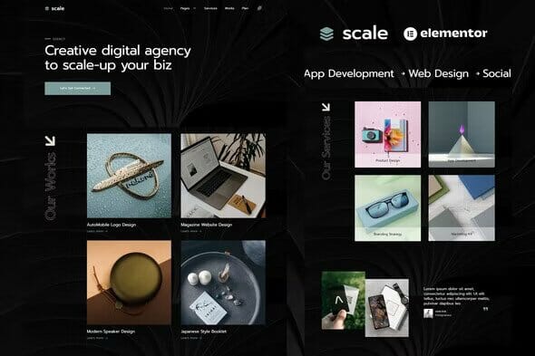 Scale - Creative Agency Elementor Template Kit