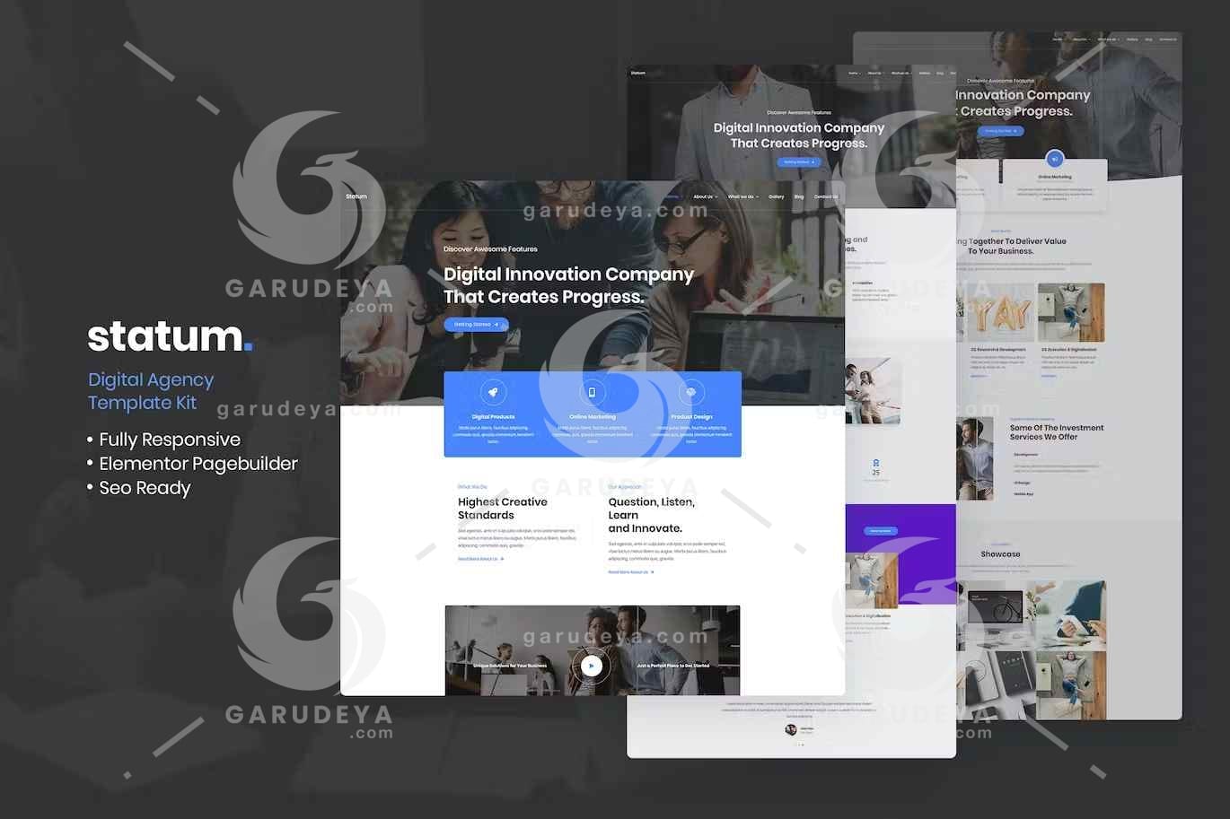 Statum - Business & Agency Elementor Template Kit