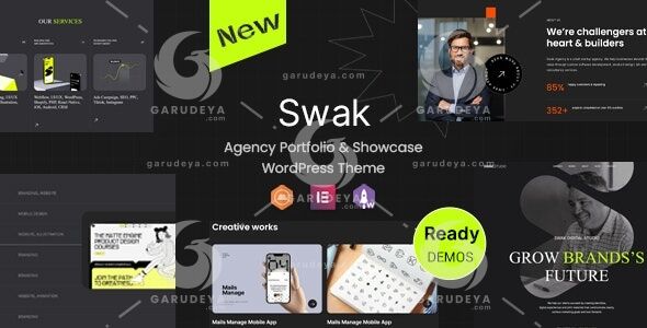 Swak - Agency Portfolio & Showcase WordPress Theme