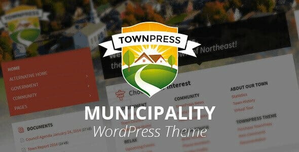 TownPress - Municipality & Town Government WordPress Theme