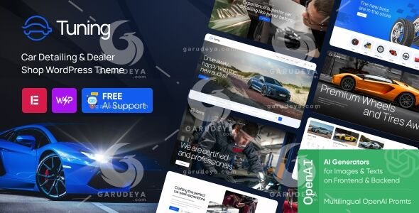 Tuning - Car Detailing & Dealer Shop WordPress theme