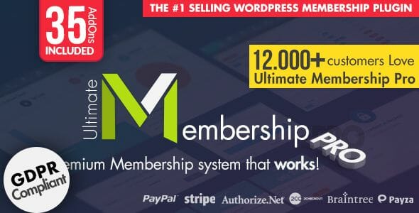 Ultimate Membership Pro - WordPress Membership Plugin