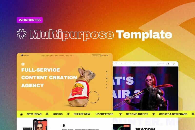 UpCreators – Multipurpose, Creative Elementor Template Kit