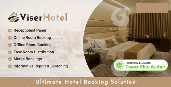 ViserHotel - Laravel Ultimate Hotel Booking Solution