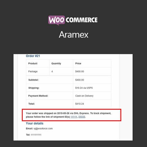 WooCommerce Aramex