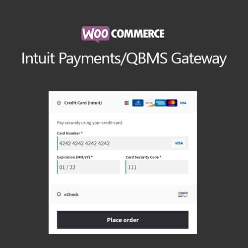 WooCommerce Intuit Payment Gateway