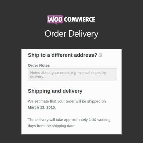 WooCommerce Order Delivery