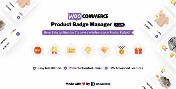 WooCommerce Product Badge Manager