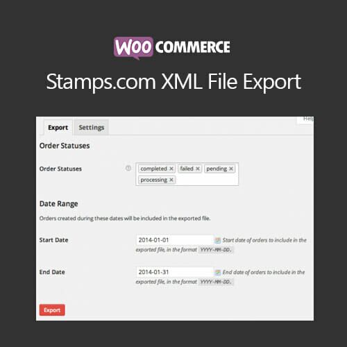 WooCommerce Stamps.com XML File Export