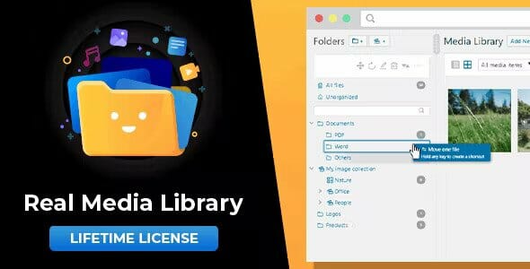 WordPress Real Media Library Media Library Folder & File Manager for Media Managemen