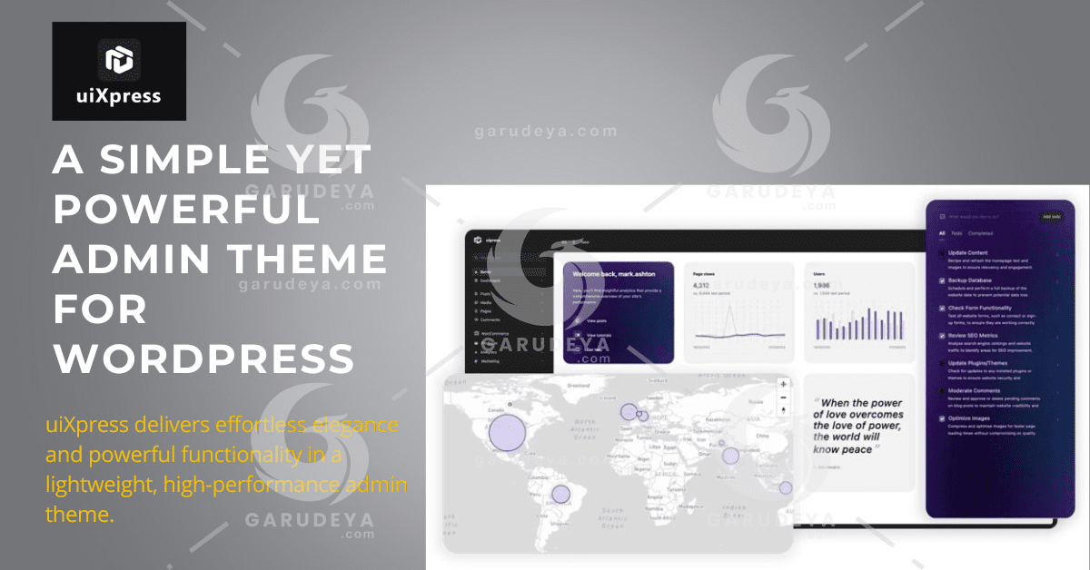 uiXpress - A Simple Yet Powerful Admin Theme for WordPress